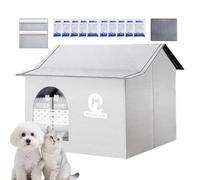 Cooling Cat House | Cooling Cat House for Outside - Weatherproof Foldable Shelter Bed with Ice Packs for Dog Kitten Backyard Outside Indoor All Seasons Summer