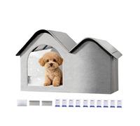 Cooling Cat House - Dog Folding Cooling Shelter for Evaluation | Summer Foldable Puppy House with Resilient Build Sl or Indoor Garden Outdoor Backyard Camping Travel Utility