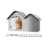 Cooling Cat House - Dog Folding Cooling Shelter, Summer Foldable Pet House, Breathable Ventilated Shade Structure, Lightweight Portable Resting Space | For Indoor Garden Outdoor Backyard Camping Trave
