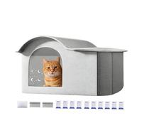 Cooling Cat House - Foldable Dog Cooling Shelter, Summer Puppy House, Breathable Pet Cool Bed for Indoor Garden Outdoor Backyard Camping Travel, Portable Pet Tent Shade