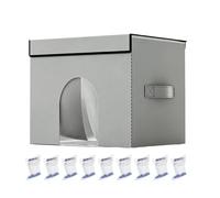 Cooling Cat House For Summer, Foldable Tent Nest With 9 Ice Packs, 12.99x12.59x13.77in, Portable Air Conditioner Pet House, Breathable Cooling Shelter, For Kitten Puppy Indoor Crate