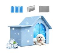 Cooling Cat House for Summer Semi-Enclosed Cold Pet Cave