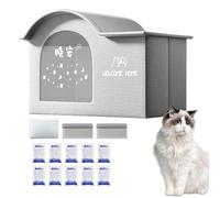 Cooling Cat House, Insulated Dog House with Cooling Effect, Foldable Shelter for Small Cats, for Outdoor & Indoor Balcony, Camping, Apartment, Bedroom