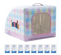 Cooling Cat House - Insulated Portable Comfort Shelter with Handle | Indoor Cat House Breathable Cooling Pet Bed | for Stray Cats and Small Pets Bedroom Living Room Farm Outdoor Shelter Use
