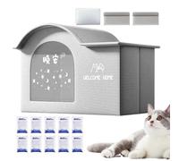 Cooling Cat House,Puppy Tent Shelter - Folding Ventilated Insulated Cool Portable Pet Puppy Outdoor Cats Shelter for Yard Garden Travel