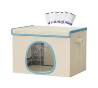 Cooling Cat House Summer -, Nest 6, Ice Packs Cold Shelter, Pet Parents Trainers Animal Lovers | Summer,Nest with 6 Ice Packs - Cold Shelter Pet Parents Trainers Animal Lovers Apartmen