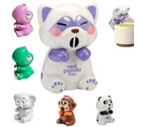 Cooling Clip-On Fan for Cup & Bowl, Mini Cute Animal Elephant Clip Fan, Rechargeable Beverage Cooler for Coffee Tea Milk, Fast Air Blowing Desktop Food Cooling Companion, for Baby Hot Soup, Noodles(A)
