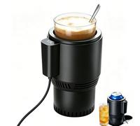 Cooling Cup, Electronic Bottle Chiller with Rapid Cooling/Heating & Digital Display, Car Cup Holder Cooler for Road Trips Desk Use
