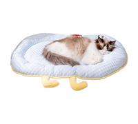 Cooling Cushion for Pets, Raised Edge and Refreshing Cat Bed | Non-Slip Ice Pad with Practical Handle, Comfortable Cushion for Rest on Car Seats and Beds I