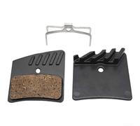 Cooling Disc Brake Pads, Sintered Copper Multi-Metal with Cooling Fins, Compatible with IIIPRO PRO E4 M4， M755 M756, Hope M4/Tech M4, 4-Piston MTB/EMTB Downhill Trail, 37×15 mm, 25 g/Pair, Black