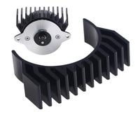 Cooling Disk - Round Aluminum Casing, Brushless Driver Layout, Heat Transfer Hardware, Regulates Thermal Energy Efficiently, Hardware Supply Class, Black Metal Part For Stepper Motor