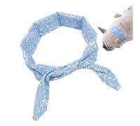 Cooling Dog Bandana - Soft Cool Neck Scarf for Cat Dogs, Lightweight Ice Color Wrap Cooling Pet Accessories, Reusable Quick Freeze Bandana for Hiking, Running, Summer Heat