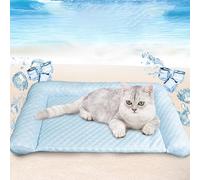 Cooling Dog Bed, 2025 New Dog Cooling Mat Cushion, Washable Cool Pat, Summer Self Cool Mat for Pets, Soft Sturdy Anti-Scratch Oxford Fabric, 50×30/60×35 Cm