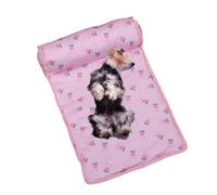 Cooling Dog Bed, Foldable Pet Mat, Breathable Puppy Blanket 60x40x15cm/23.62x15.75x5.91 Inches Washable & Easy To Clean For A Quick Refresh, Keeping Hygienic After Every Use