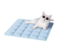 Cooling Dog Bed - Pet Cooling Mat, Soft Ice Silk Square Bed Blanket for Dog Cooling | Dog Cooling Mat Portable Machine Washable Foldable Summer Cooling Supplies, Cat Sleeping Pad for Sofa