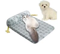 Cooling Dog Bed, Pet Mat, Summer Pad, Breathable Gel Mattress for Large Dogs, Use in Inner Crates, Floor Cushion, Rice Kennel Insert, Heat Comfort, Rest Area I
