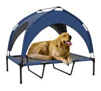 Cooling Dog Bed Raised Breathable Mesh Small Dogs Mini Pets Summer Mat Blue