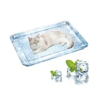 Cooling Dog Bed Stainless Steel Puppycot with 6 Ice Packs