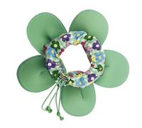 Cooling Dog Collar - Flower Shape Cooling Collar with Ice Pocket - Reusable Adjustable Bandana for Walk Travel Beach Home Outdoor Camping Warm Weather