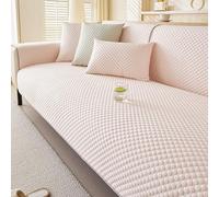 Cooling Dog Couch Cover Ice Silk Washable Breathable Summer Sofa Cushions Non slip Sofa Slipcover 3D Structure Cool Couch Covers,Pink,43 * 82in/110 * 210cm