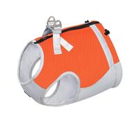 Cooling Dog Harness - 3 Layer Cooling Fabric Dog Harness - Reflective Strips Comfortable Safety Harness, Puppy Vest with Fib