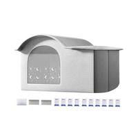 Cooling Dog House - Folding Ice Pack Kennel, Pet Cooling Shelter, Kitten Summer Retreat, Outdoor Indoor Shade Shelter | Long Lasting Coolness House for Garden Backyard Camping Travel Dogs Cats Comfort