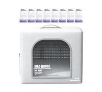 Cooling Dog House for Outside,Foldable Weatherproof Insulated Cave - Dog House with 8 Reusable Ice Packs - for Kitten Puppy Sleeping Rest Indoor Outdoor Summer