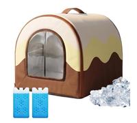 Cooling Dog House Outdoor 18.9x12.99x12.99 Inches Summer Kitten Shelter