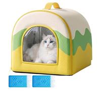 Cooling Dog House Outdoor 18.9x12.99x12.99 Inches Summer Kitten Shelter