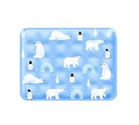 Cooling Dog Mat,Cats Summer Gel Cooling Pad,Washable Mat for Cat Crate | for Indoor and Outdoor Use on Floor Bench Bench Kennel during Travel in the Car and Camping