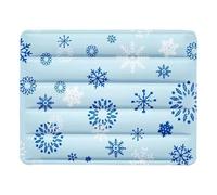 Cooling Dog Mat - Flexible Gel Core, Comfortable Floor Cushion, Portable Travel Pad, Easy Maintenance Fabric | Great for Home Patio Car Camping Beach Relaxing Warm Climate Relaxation Days