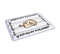 Cooling Dog Mat - Gel Breathable Rug, Large Dog Cooling Mat Indoor for Chilling, Liquid Core Device, Pet Accessory Item with Frosty-Flair, Vital Wellness Tool for Resting, Soothing and Refreshing