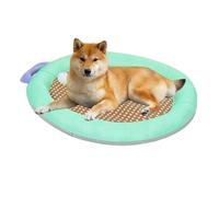 Cooling Dog Mat - Pet Portable Soft Pad | Chew-Proof Cooling Bed for Kennel Puppy Cats Indoor Home Travel Pets on Warm Days