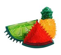 Cooling Dog Toy, Pet Teether Cooling Chew Toys, Freezable Teething Toy For Puppies, Watermelon Lemon Pineapple Shape Freeze Interactive Toys, Frozen Dog Treat Training Tools For Small And Medium