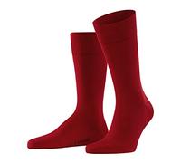 FALKE Men's Cool 24/7 M So Cotton Plain 1 Pair Socks, Red Scarlet 8228, 7-8