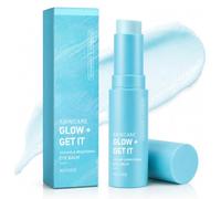 Cooling Eye Balm Stick, Brightening & Hydrating Caffeine Under Eye Cream for Dark Circles & Puffy Eyes, Probiotics Skincare for Fine Lines & Tired Eyes, Portable On-the-Go Eye Stick