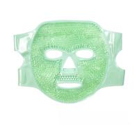 Cooling Face for Hot/Cold Therapy - Gel Beads Ice Mask for Migraine Relief, Puffy Eyes, Sinus Pain, Acne, Headaches & Post-Surgery Recovery (Green)