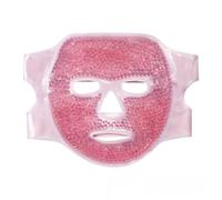 Cooling Face for Hot/Cold Therapy - Gel Beads Ice Mask for Migraine Relief, Puffy Eyes, Sinus Pain, Acne, Headaches & Post-Surgery Recovery (Pink)
