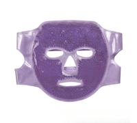 Cooling Face for Hot/Cold Therapy - Gel Beads Ice Mask for Migraine Relief, Puffy Eyes, Sinus Pain, Acne, Headaches & Post-Surgery Recovery (Purple)