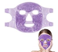 Cooling Face Mask Ice Face Mask Face Ice Pack for Puffy Face and Eyes (Purple)