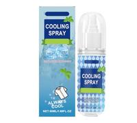 Cooling Face Mist - Portable Summer Outdoor Mist for Instant Cool Down & Refresh, Non-Sticky Soothing Spray for Hot Weather, Travel Size Cooling Relief for Sports & Travel (1PCS)