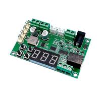 Cooling Fan Controller Board with Temperature Based Speed Regulation, 12V / 24V Direct Current Fan Module for Ventilation PWM Temperature Controller Cooling