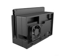 Cooling Fan for Nintendo Switch - USB Powered External Cooler Prevents Overheating During Long Gaming for sessions - Black ABS 19x20x10cm