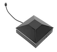 Cooling Fan for Series X, 12W 3 Wind Speeds Touch Adjustable Console Dust Proof Cooling Fan with LED Lights USB Ports(Black)