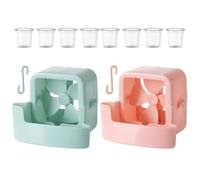 Cooling Fan Ice Kit 2 Pack Pink+Blue 8 Cups Fan Attachment Accessory