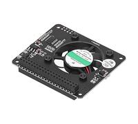 Cooling Fan Module for Raspberry Pi 4B/3B+/3B, with Power Switch, Adjustable Speed, Adopt PCB + Plastic Material.