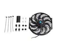 Cooling Fan Mounting Kit 12V 80W Car Cooling Fan Efficient Heat Dissipation For Modified Vehicles Electronic Radiator Cooling Fan Blades Electric Cool Kit
