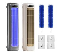 Cooling Fan Quiet with 3 Speeds, AC Portable Cooling Ace, Enjoy a Quick, Natural, And Healthy Cool Down (Gray+White)