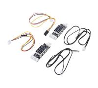 Cooling Fan Speed Controller Module DC12V 3A 4 Wire Adjustable Speed Digital Display Compactly Design DC8V~16V Wire Fan Controller