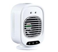 Cooling Fans That Blow Cold Air, 280ml Water Tank & 3 Speeds TypeC Charging | Silent Mist Fan Portable for Bedroom, Humidifier Air Circulator for Home Kitchen Office Living Room Travel Camping Picnic